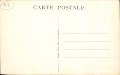 VINTAGE POSTCARD Chambery Charmettes Room of Mrs  de Warens