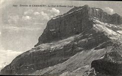 VINTAGE POSTCARD Surroundings of Chambery the Tooth of Granier