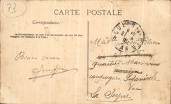 VINTAGE POSTCARD Aix les Bains Lake of Le Bourget and the Dovecote