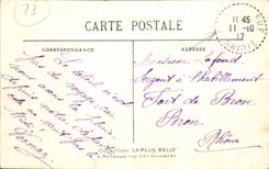 VINTAGE POSTCARD Aix les Bains Lake of Le Bourget
