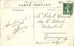 VINTAGE POSTCARD Aix les Bains View and Lake Of Le Bourget