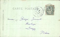 VINTAGE POSTCARD Aix les Bains Falls of Sierroz