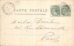 VINTAGE POSTCARD Aix View