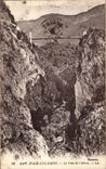 VINTAGE POSTCARD Aix les Bains the bridge of L Damages