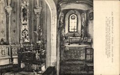 VINTAGE POSTCARD Le Bourget of the Lake Castle Prioress Small vault of the priors