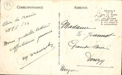 VINTAGE POSTCARD Lake Of Le Bourget Small Port Collar and Tooth of the Cat