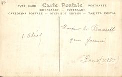 VINTAGE POSTCARD Mans View taken of the Road of Rouillon