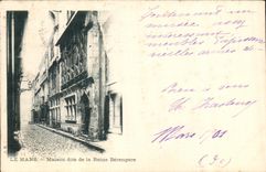 VINTAGE POSTCARD Mans House known as of the Queen Berengere