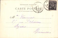 VINTAGE POSTCARD Mans House known as of the Queen Berengere