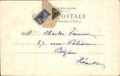 VINTAGE POSTCARD Mans Seen Partial of Mans