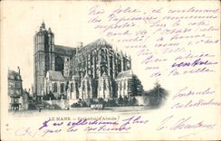 VINTAGE POSTCARD Mans Cathedral