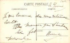 VINTAGE POSTCARD Mans House of the Queen Berengere