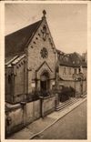 VINTAGE POSTCARD Paray Monial Vault and Exterior facade of the monastery of the Visitation of Paray