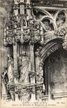 VINTAGE POSTCARD Borough Church Of Husks Figures of the Mausoleum of Marguerite de Bourbon