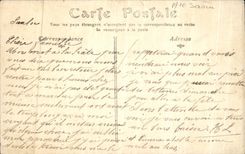 Las fabricas de Saulx de la POSTAL de la VENDIMIA en el Mosela trazan toilee