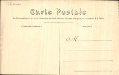 Castillo de la POSTAL de la VENDIMIA de Rochetaillee en el franco de Lyon