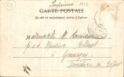 VINTAGE POSTCARD Surroundings of Lyon Old Bridge Coal scuttles les Bains