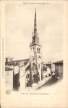 VINTAGE POSTCARD Villefranche On the Saone Notre Dame Church of the marshes