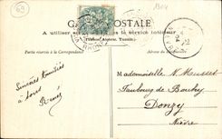 VINTAGE POSTCARD Villefranche On the Saone Carries D staircase 15th Street national