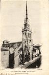 VINTAGE POSTCARD Villefranche On the Saone Notre Dame Church Of the Marshes