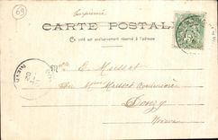 VINTAGE POSTCARD Villefranche On the Saone Notre Dame Church Of the Marshes