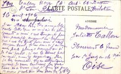 VINTAGE POSTCARD Oullins L Hotel of L ille