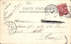 VINTAGE POSTCARD Lyon Bridge of the College