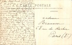 VINTAGE POSTCARD Lyon Bridge of Tilsitt Cathedral and Coteau De Fourvieres