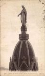 VINTAGE POSTCARD Lyon the Statue of Notre Dame de Fourviere