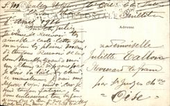 VINTAGE POSTCARD Lyon Prefecture Big room of the Festivals Come Trailed By Loves Ceiling from Leon Comevre