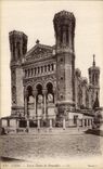 VINTAGE POSTCARD Lyon Notre Dame de Fourviere