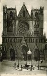 VINTAGE POSTCARD Lyon the Cathedral Holy Jean