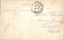 VINTAGE POSTCARD Lyon Place Carnot Monument of the French Revolution sets up in 1890