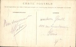 VINTAGE POSTCARD Lyon Footbridge Georges Saint