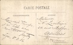 VINTAGE POSTCARD Lyon View taken of Fourviere