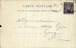 VINTAGE POSTCARD Lyon the Bartholdi Fountain places Composts