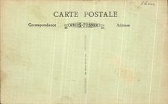 VINTAGE POSTCARD Lyon the Rhone And the Saone Lyon High marble relief the Rhone and the Saone de Vermare