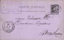 Wise standard chart 10c Lyon for Strasbourg Esehenauer