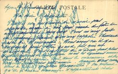 VINTAGE POSTCARD Lyon Clock of the cathedral