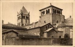VINTAGE POSTCARD Lyon Church Saint Martin D Ainay