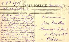 VINTAGE POSTCARD Lyon L Town hall the Frontage Places Comedy