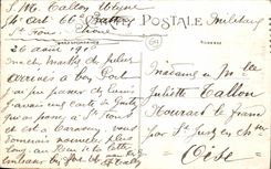 VINTAGE POSTCARD Lyon Places Bellecour and Coteau of Fourviere