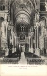 VINTAGE POSTCARD Interior Lyon of the Basilica Of NR D De Fourviere Seen of L entered