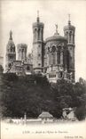 VINTAGE POSTCARD Lyon Apse Of L Church of Fourviere