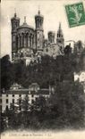 VINTAGE POSTCARD Lyon Apse De Fourviere