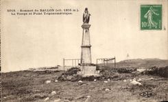 VINTAGE POSTCARD Summit of the Balloon the Virgin and Not Trigonometrical