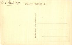 VINTAGE POSTCARD Balloon D Alsace L Stauffer Hotel