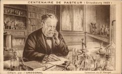 VINTAGE POSTCARD Strasbourg Centenary Of Pasteur 1923 offered by L Urodonal