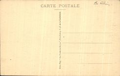 VINTAGE POSTCARD Strasbourg Street of the Bath to the Plants