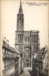 VINTAGE POSTCARD Strasbourg the Cathedral Western Frontage